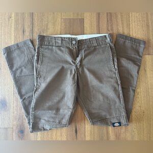 Dickies Men's Skinny Straight Double Knee Work Pant